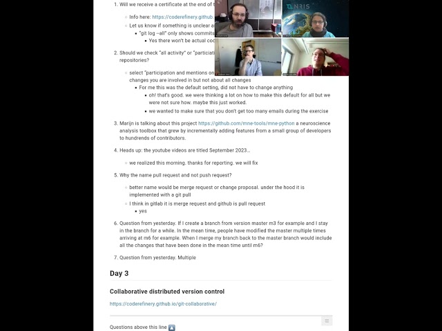 3.0 Day 3 icebreaker - CodeRefinery March 2023