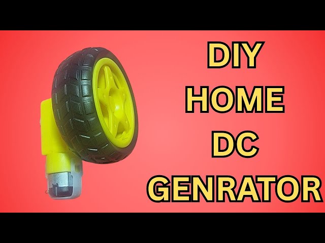 ⚡ Power Generator | Simple DIY Electricity Generator Project #Craftsklink