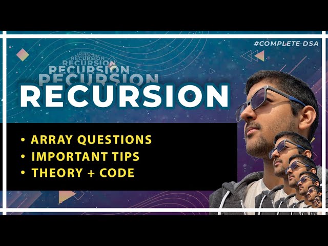 Recursion - Array Questions (Theory + Code + Tips)