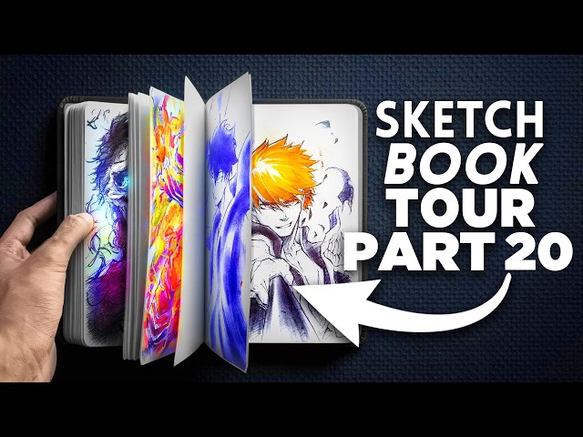 SKETCHBOOK TOUR Part 20(Laugh at my Drawings)