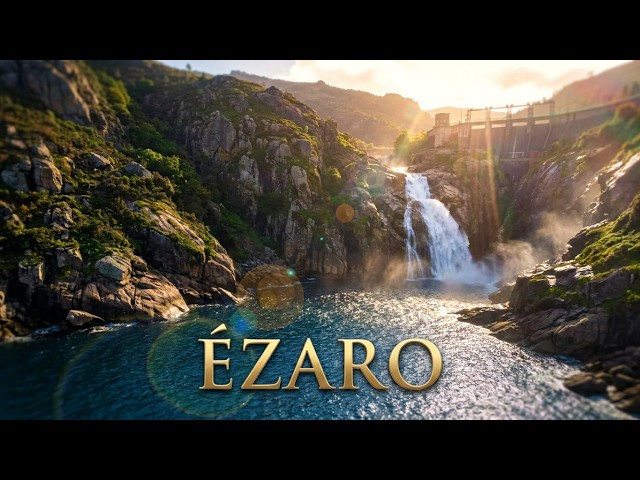 Cascada de Ézaro: La Cascada Que Cae Directamente al Océano en 4K