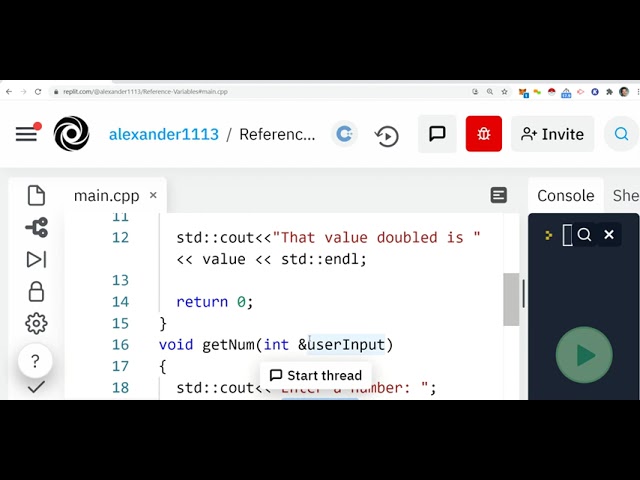 Advanced Programming Concepts using C++ - Pass By Reference