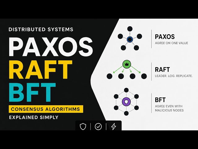 Consensus Algorithms: Paxos, Raft, BFT