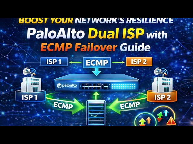 Boost Your Network's Resilience  PaloAlto Dual ISP with ECMP Failover Guide