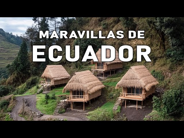 MARAVILLAS DE ECUADOR | Lugares increíbles y secretos del país de los volcanes | Viajes en 4K