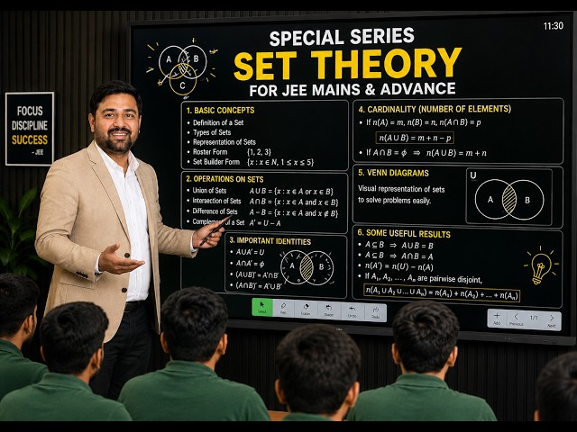 SET THEORY | JEE MAIN & ADVANCED | SUBHAN SIR
