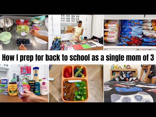 BACK TO SCHOOL PREP 2026 | SINGLE MOM OF 3 | Jessica Tull