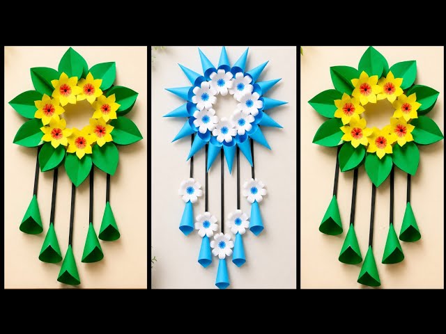 2 Beautiful Wall Hanging Craft ideas || Paper Craft For Home Decoration || A4 Paper Wall Hanging