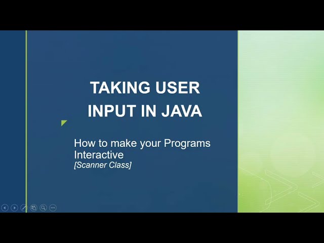 Java me User Input kaise le? Scanner Class in Hindi | Java Course #4
