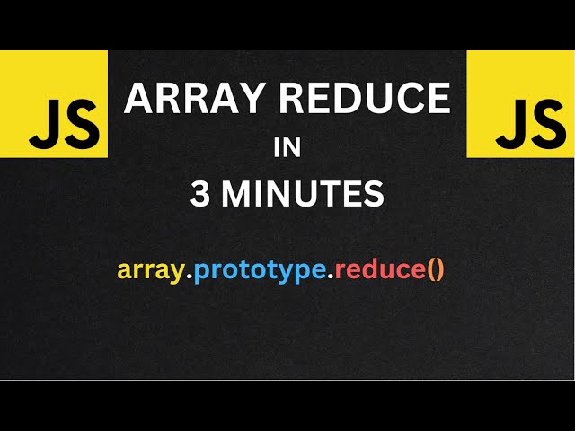 Learn Javascript Array Reduce in 3 Minutes
