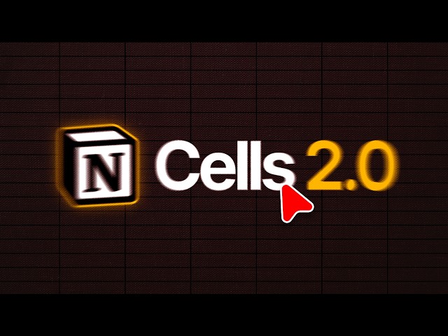 Meet Notion Cells (The FUTURE of Spreadsheets)