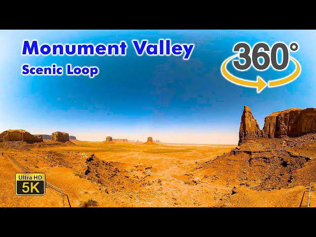 VR 360 5K Monument Valley Scenic Loop Complete Oljato Monument Valley, Arizona 2021 09 08