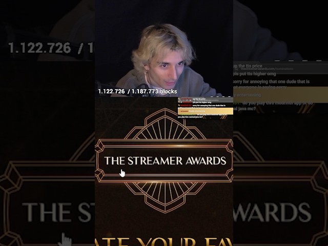 THE STREAMER AWARDS #minecraft