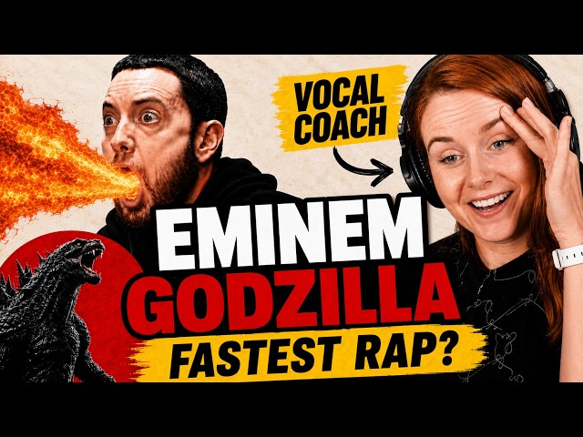 The Fastest Rap I’ve Ever Heard! | Vocal Coach Discovers Eminem’s 'Godzilla' ft. Juice WRLD