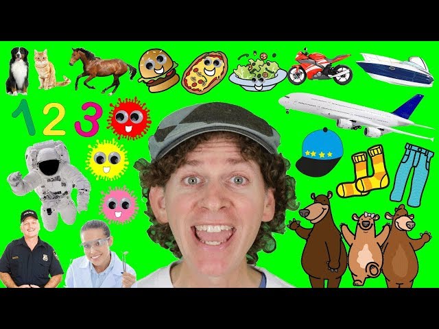 My First 100 Words in English Chant With Matt | Numbers, Colors, Animals | Learn English Kids