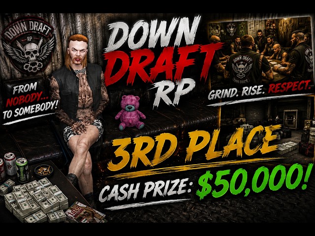 GTA V FiveM Down Draft RP!! Boxing day!! win 3rd place