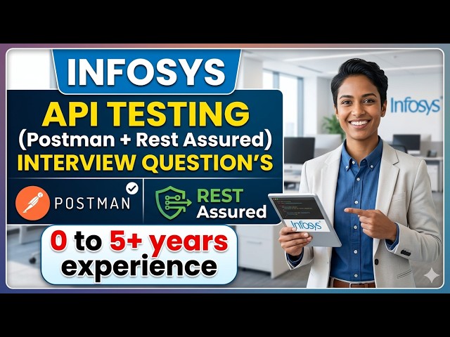 INFOSYS🔥 API Testing Interview Q&A | Postman + Rest Assured #selenium #postman #restassured #api