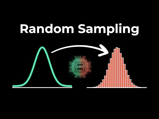 How Computers Sample Randomness (Inverse Transform, Rejection, Ziggurat)