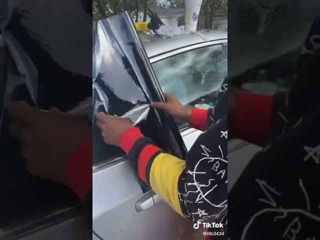 Told my brother I can tint a window in 60 seconds
