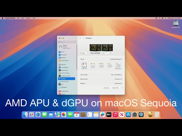 AMD APU and dGPU (Dual Graphics) on macOS Sequoia | Hackintosh