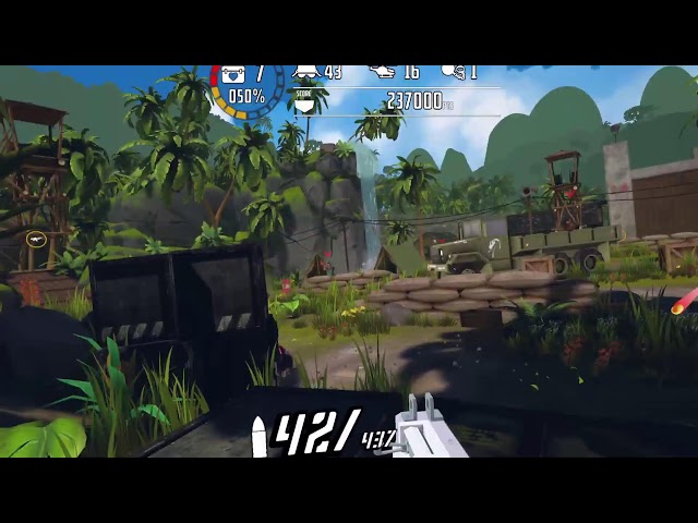 Operation Wolf returns First Mission Gameplay PS VR2