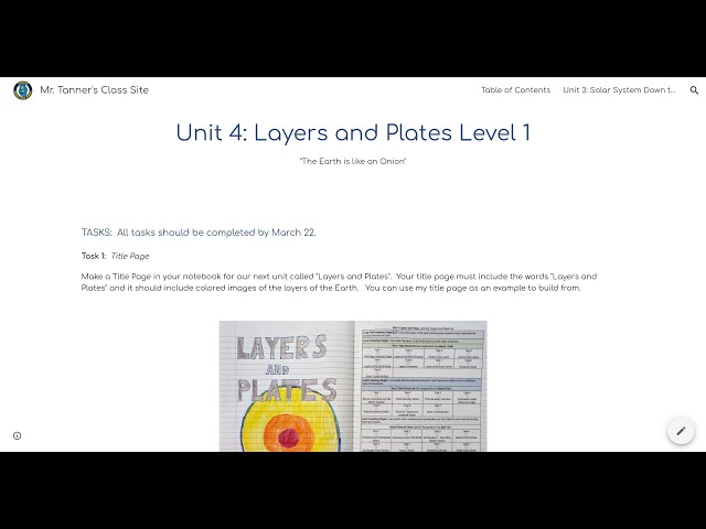 Mr. Tanner Self Paced Learning