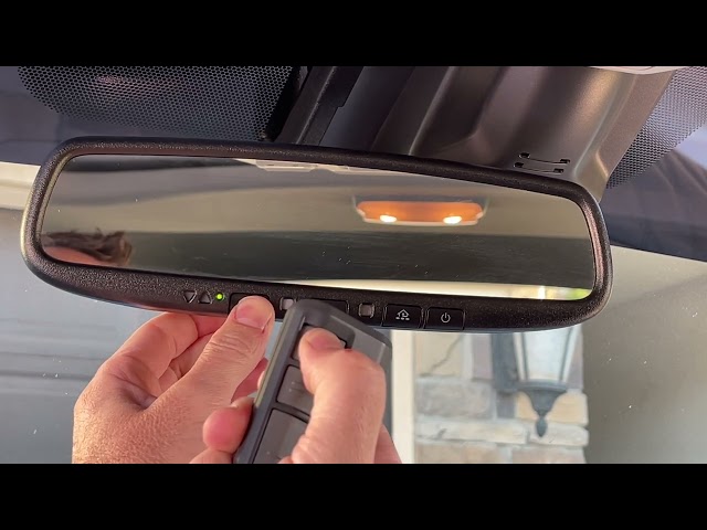 Program Or Erase Garage door opener Toyota and other vehicles HomeLink