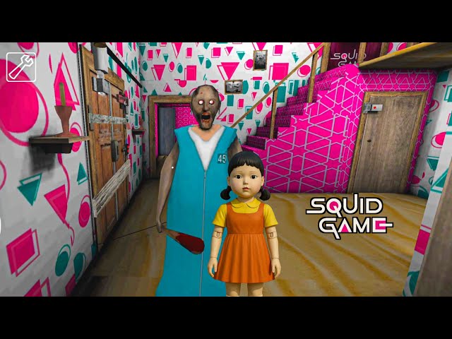 Playing Squid Game Inside Granny's House! 