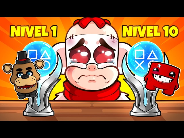 Saqué un PLATINO de CADA DIFICULTAD (1-10)
