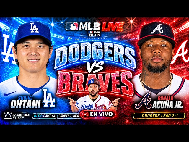 🔴DODGERS vs BRAVES🔴EN VIVO ⚾ Narración y Comentarios | MLB PLAYOFFS 2026