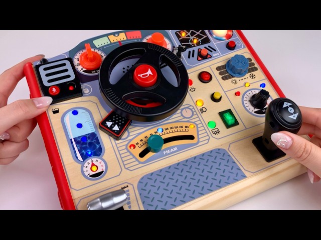 [🐰toy asmr🐰] Driving Simulator Fidget Board ASMR Satisfying with Unboxing No talking | Review Toys