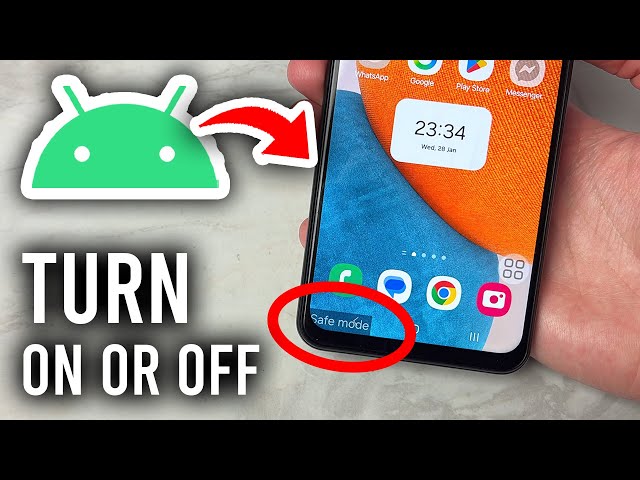 How To Turn On or Off Safe Mode On ANY Android - Step By Step