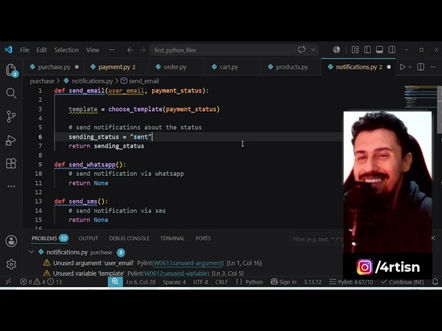 calling functions across modules in python / Felipe Matos