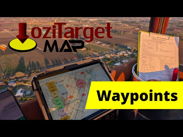 oziTarget Map - Waypoints