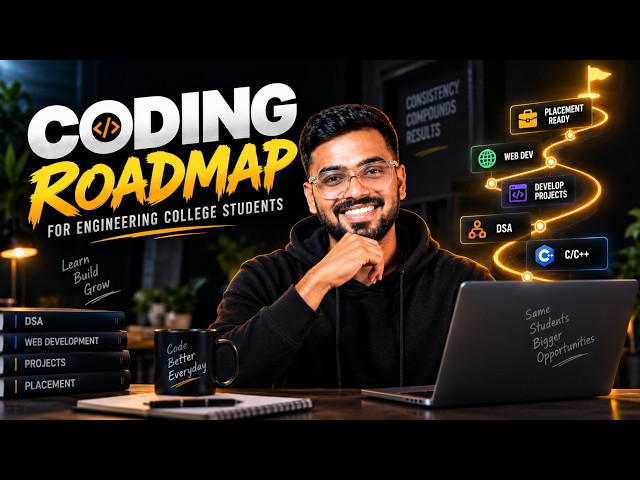 Coding Roadmap for Engineering Students | What to Learn & When? | Complete Roadmap