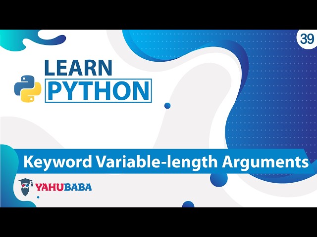 Python Keyword Variable-length Argument Tutorial in Hindi / Urdu