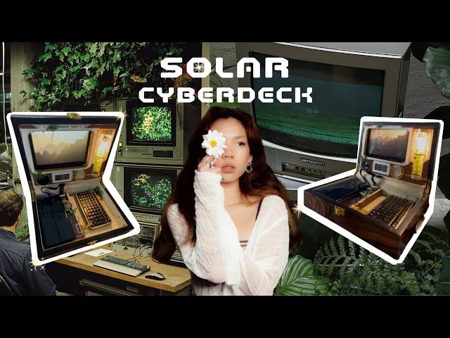 Solar Charged Cyberdeck Build 