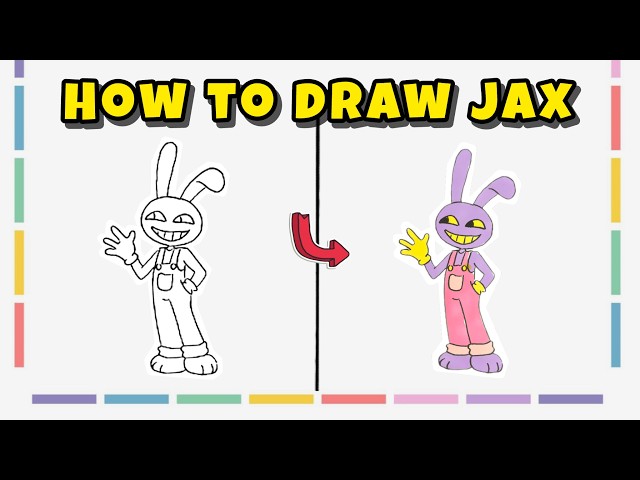 How to Draw Jax from The Amazing Digital Circus – Funny Drawing