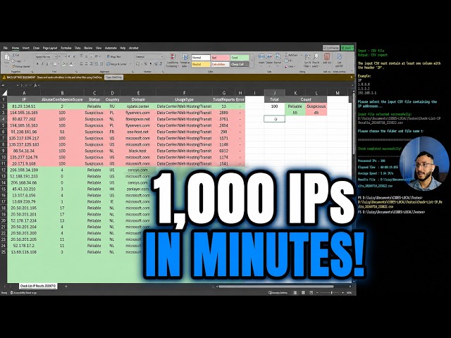 How to Check Until 1000 IPs in Minutes | PowerShell