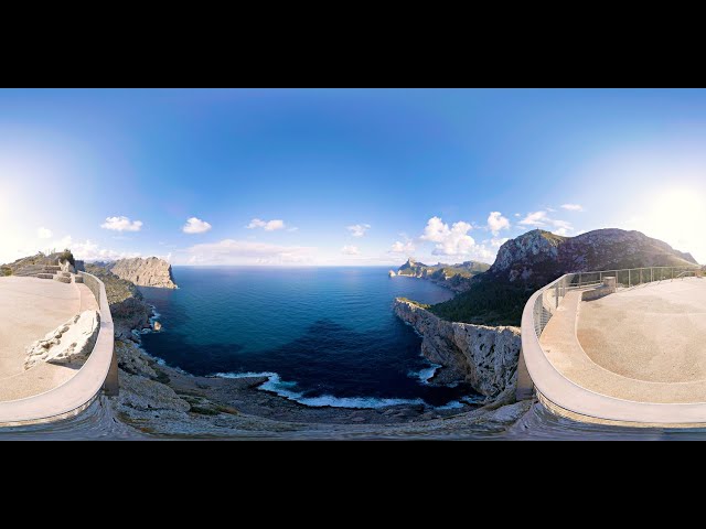 360° STOCK VIDEO 4K | Cap De Formentor Cliffs | Atmosphaeres