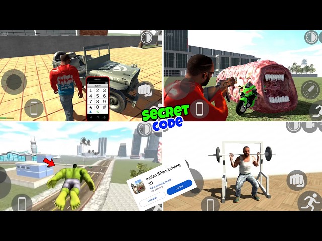 NEW UPDATE 100+ NEW ALL CHEAT CODE??INDIAN BIKE DRIVING 3D NEW UPDATE 2026