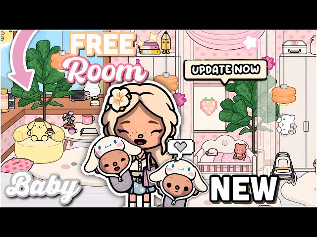 NUEVA habitación para bebé GRATIS Estética ⭐️🌸 Ideas para casas en Toca Boca Life NUEVA ACTUALIZA...