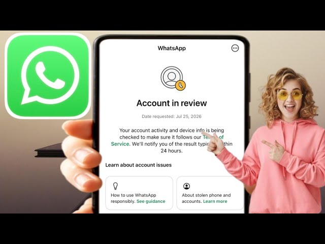 Fix Account in review problem on WhatsApp 2026😱 || Account in review on WhatsApp |✅💯