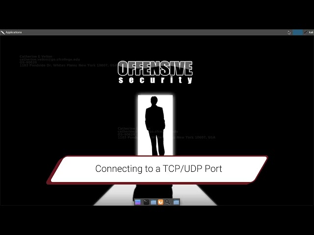 Offensive Security Official Videos Leak Connnecting to a TCP,UDP Port 60