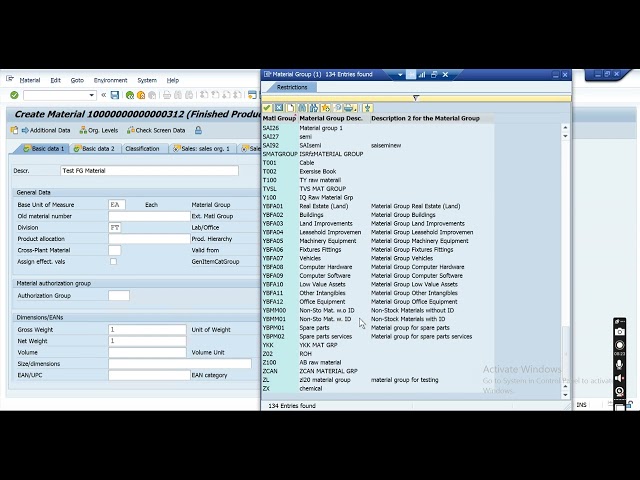 Material Master creation in sap s4 hana.