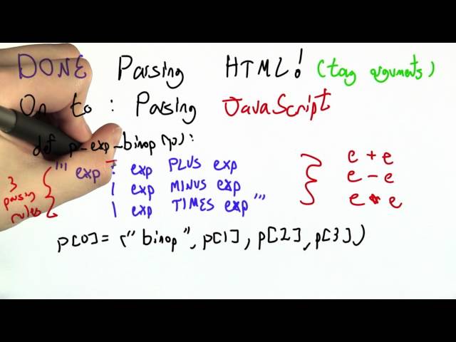 Parsing Javascript - Programming Languages