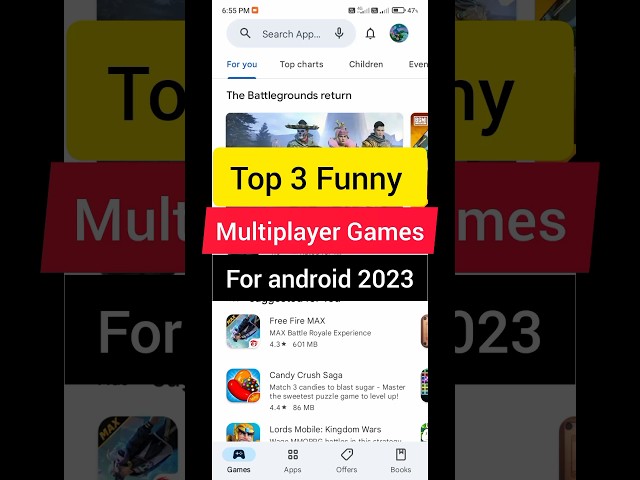 Top 3 funny multiplayer Games for android 2023 #shorts #yotubeshorts #comedy