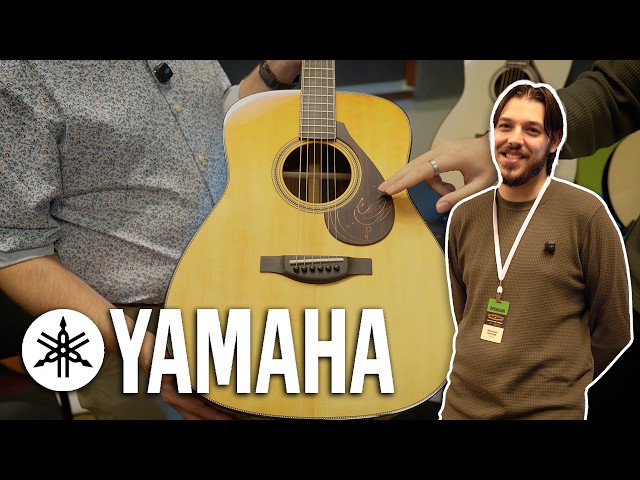 Are These The Best Acoustic Guitars at the Summit? | Yamaha Booth Tour! | Fretboard Summit 2026