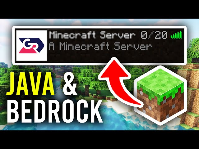 How To Make A Minecraft Java and Bedrock Server For Free - Full Guide