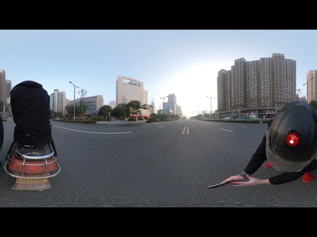 Empty streets in Suzhou, China. During the Coronavirus